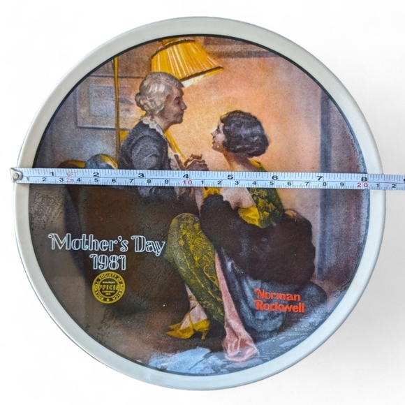 Knowles Fine China, Norman Rockwell Mother's Day 1981 Vtg Collectors Plate - Picture 3 of 5